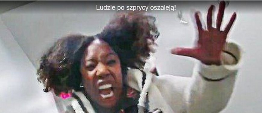 Dziwne zachowanie pasażera.